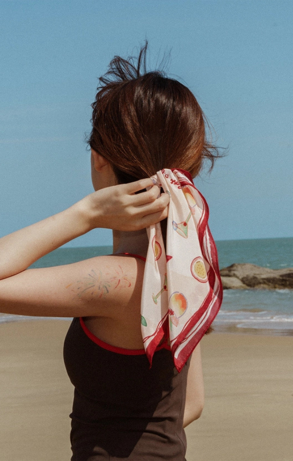 Happy Hour Silk Bandana