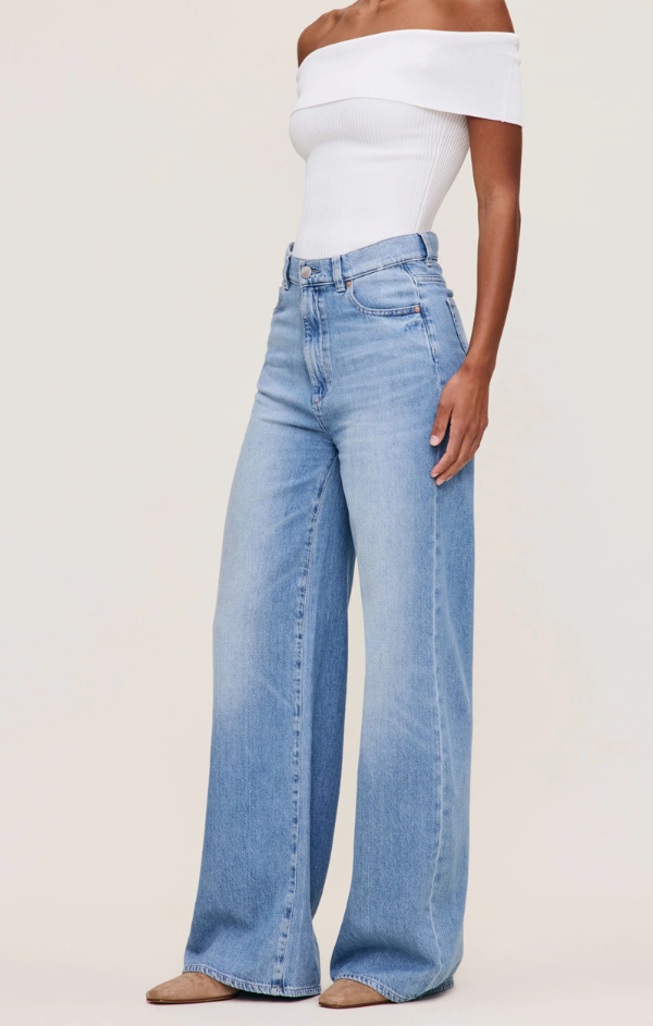 Hepburn Wide Leg in River Bank