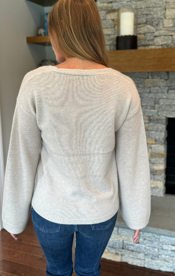 Scarlet Cashmere Blend Sweater