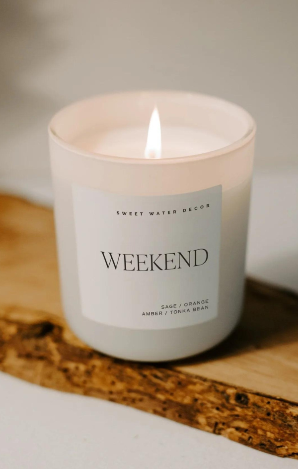 Weekend Large Jar Candle