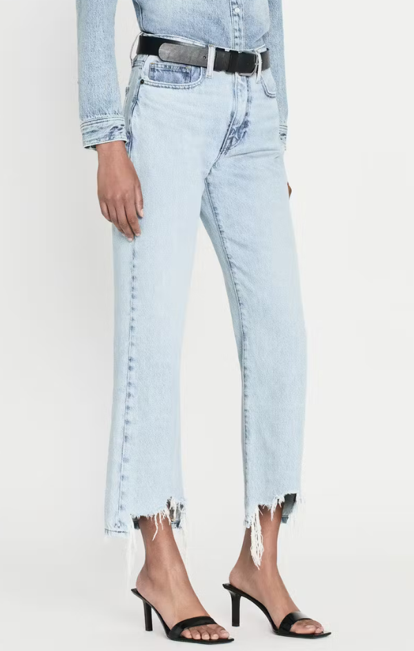 light wash denim jeans