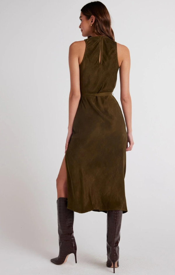 Autumn Olive Tank Slip Dress