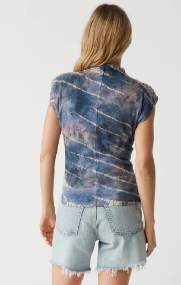 Amara Crop Tee in Double Dye