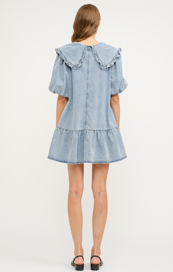 Cecilie Puff Sleeve Mini Dress