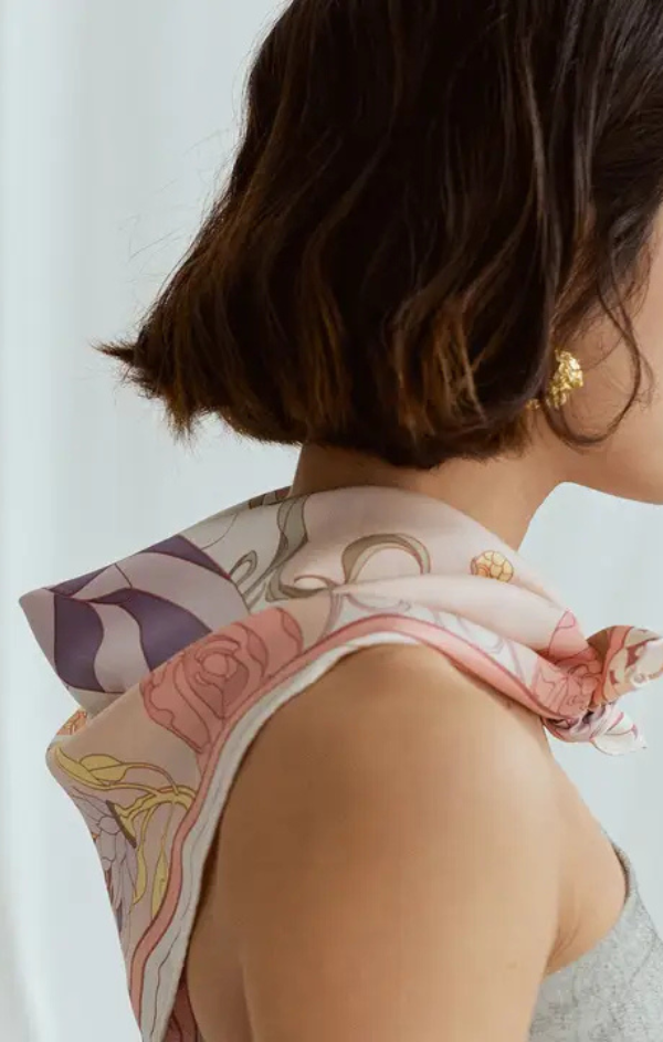 The Dreamer Bandana Silk Scarf