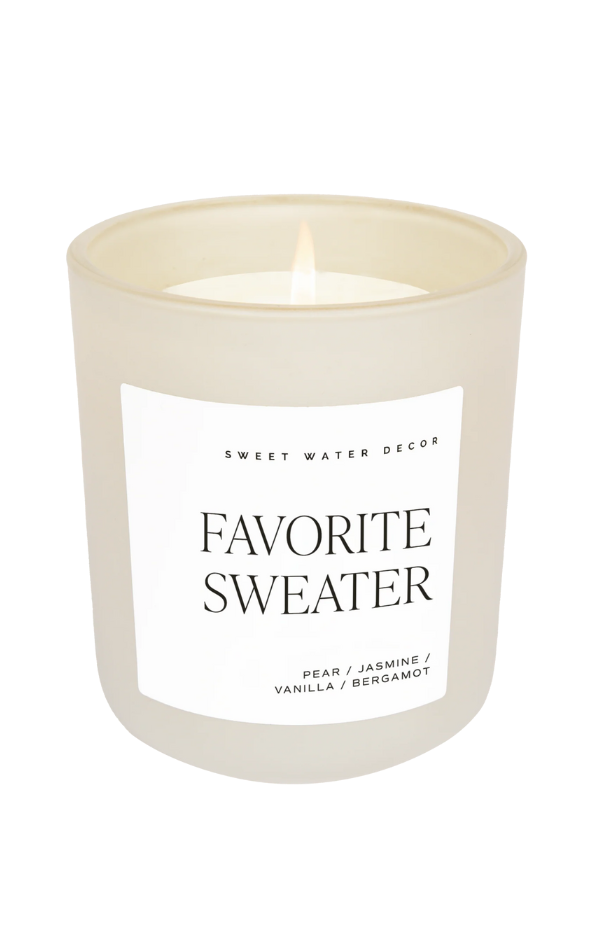 Favorite Sweater Large Jar Candle