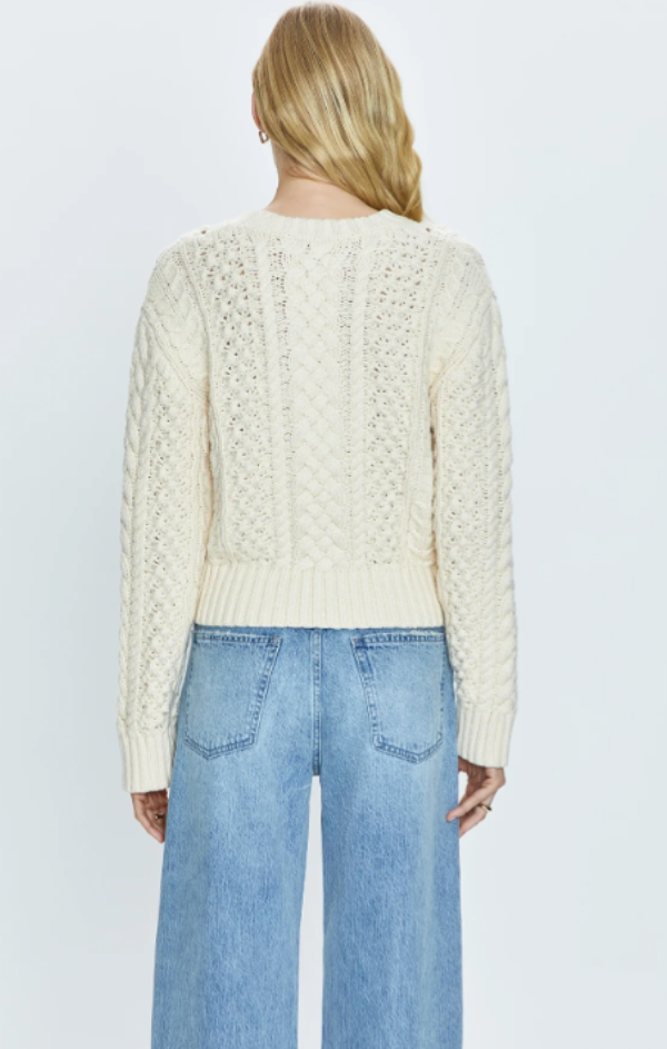 Quinn Shrunken Fisherman Sweater