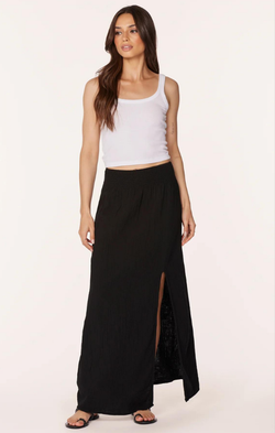 Maxi Skirt with Front Slit