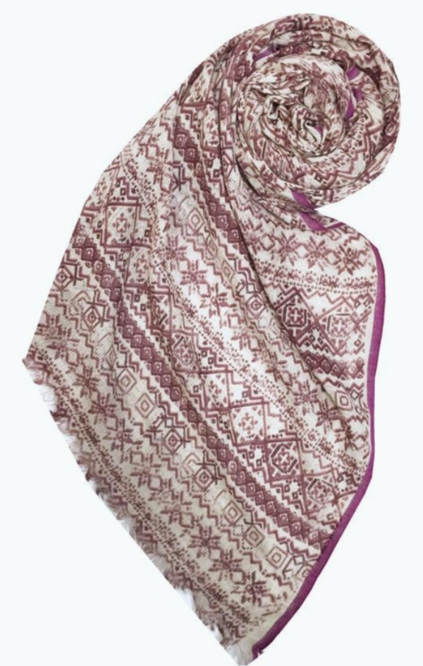 Rosewater Luxury Printed Scarf