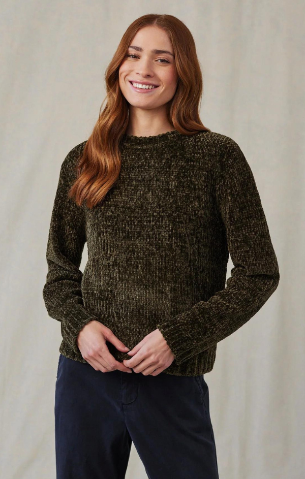 Chenille Crewneck Sweater