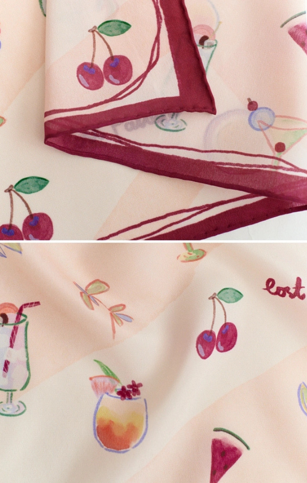 Happy Hour Silk Bandana