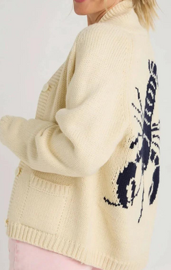 Varsity Lobster Cardigan