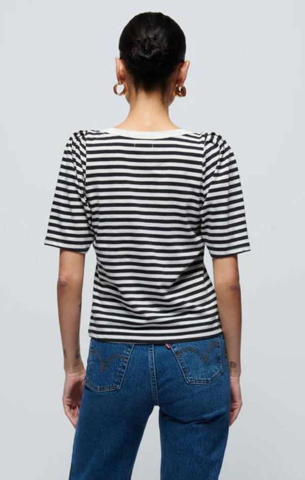 Deana Stripe Envelope Tee