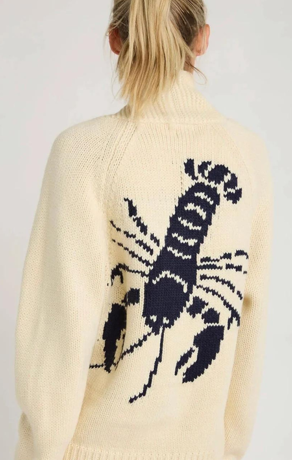 Varsity Lobster Cardigan