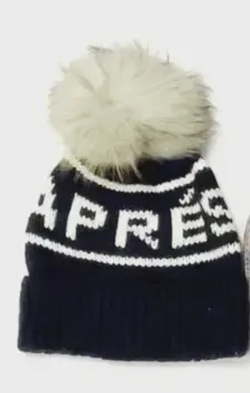 Apres Pom Pom Beanie Ski Hat