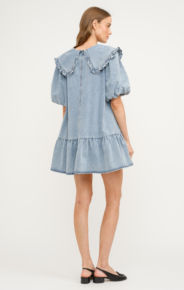 Cecilie Puff Sleeve Mini Dress