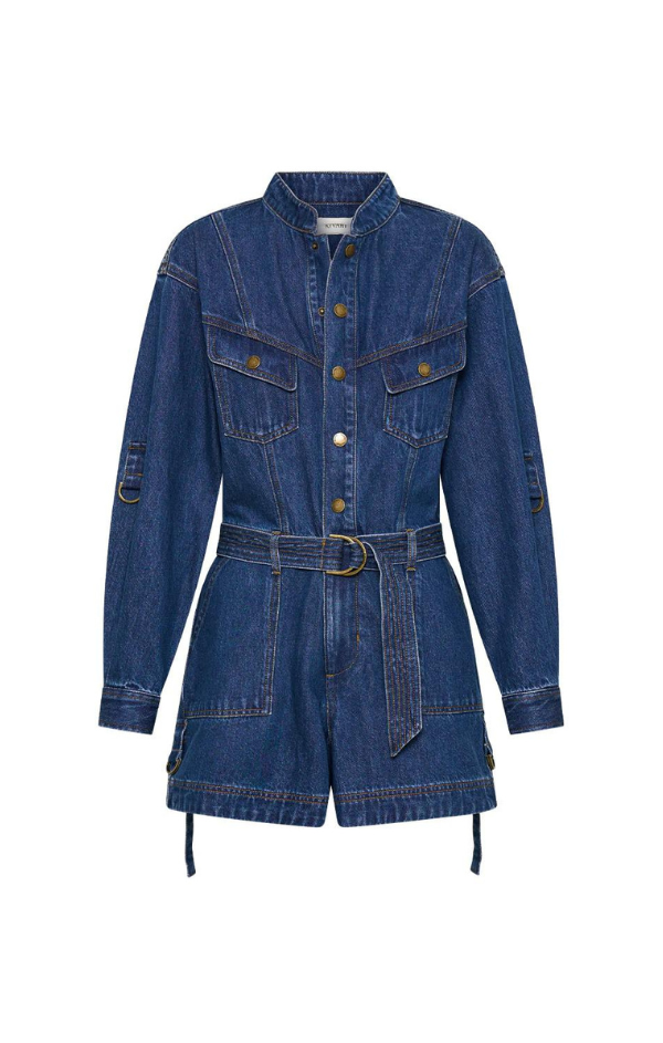 Elena Denim Playsuit