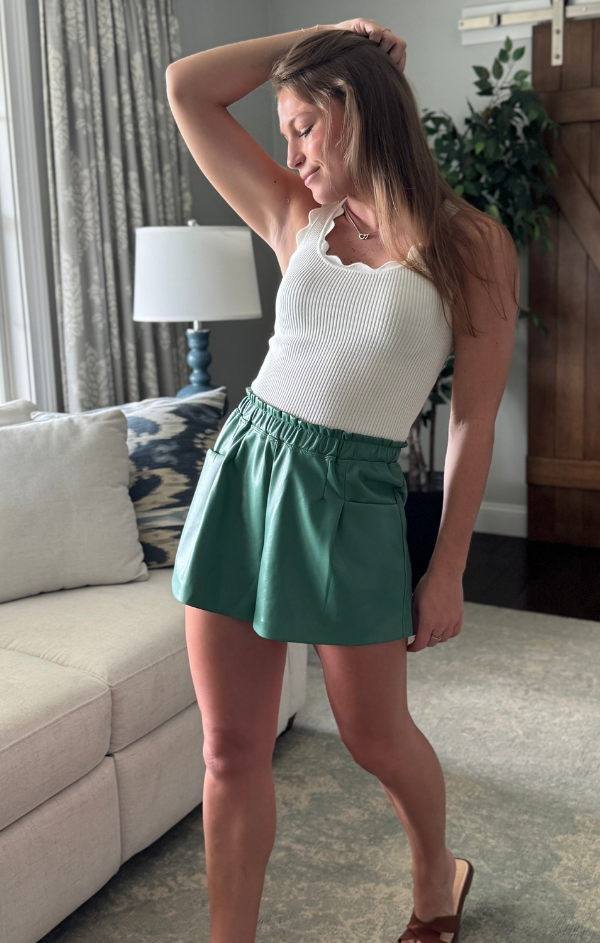 Shay Scallop Solid Tank