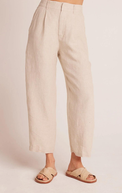 crop linen pant