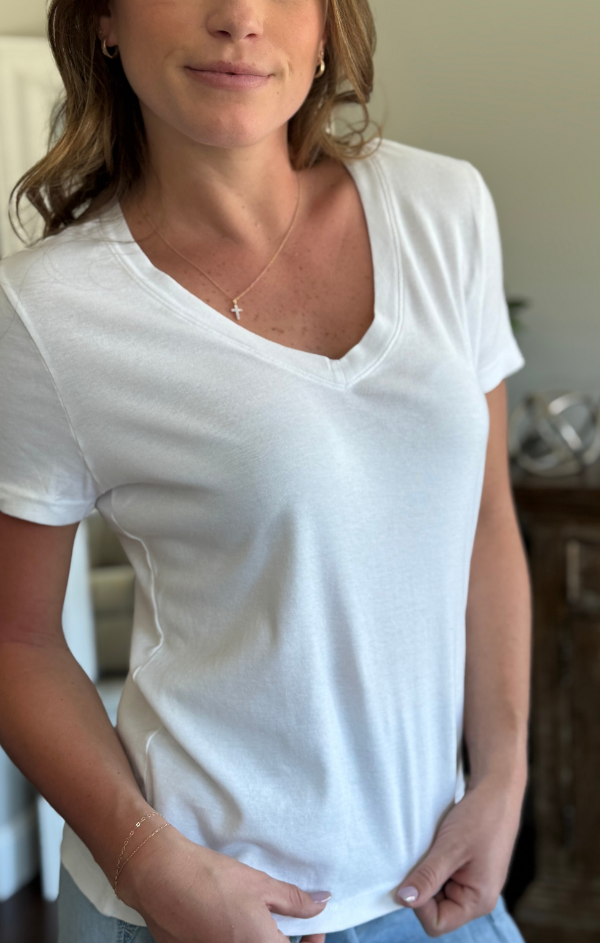 Dylan Classic V Neck Tee