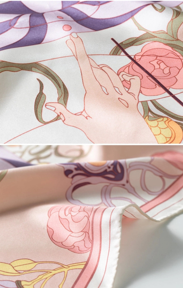 The Dreamer Bandana Silk Scarf