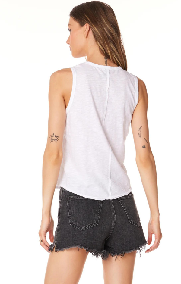 V Neck Seam Detail Tank