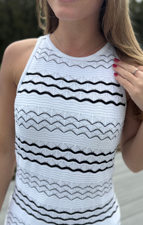 Boardwalk Halter Sweater Dress