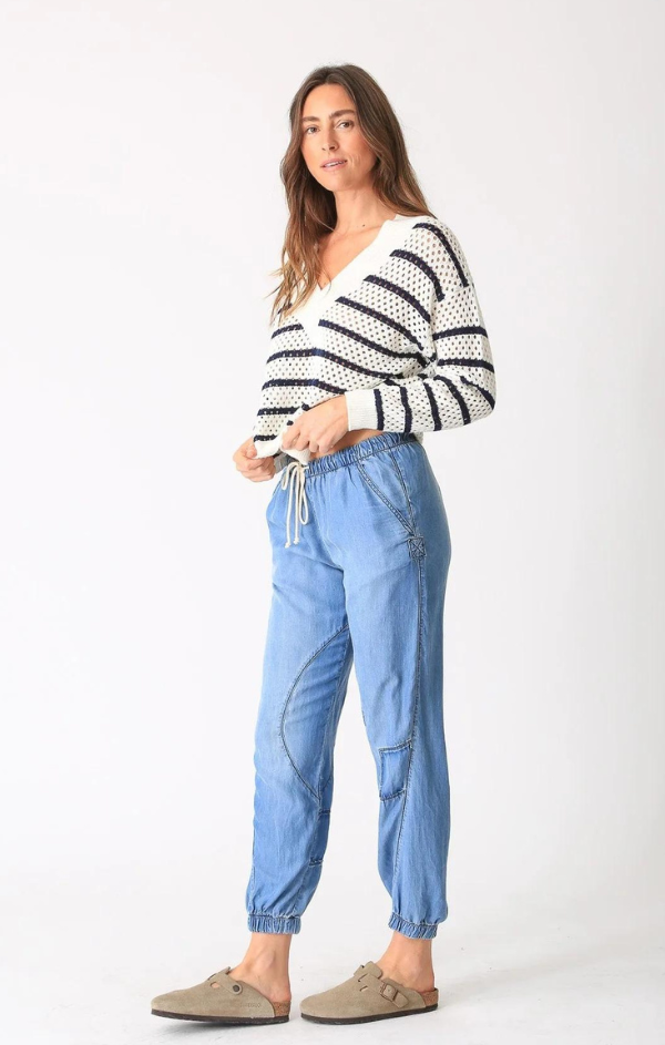 striped pullober top