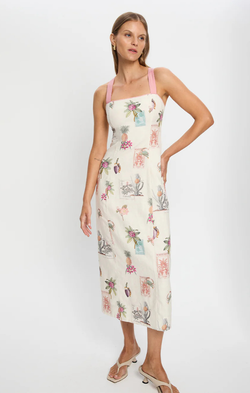 Lyra Tie Back Midi Dress
