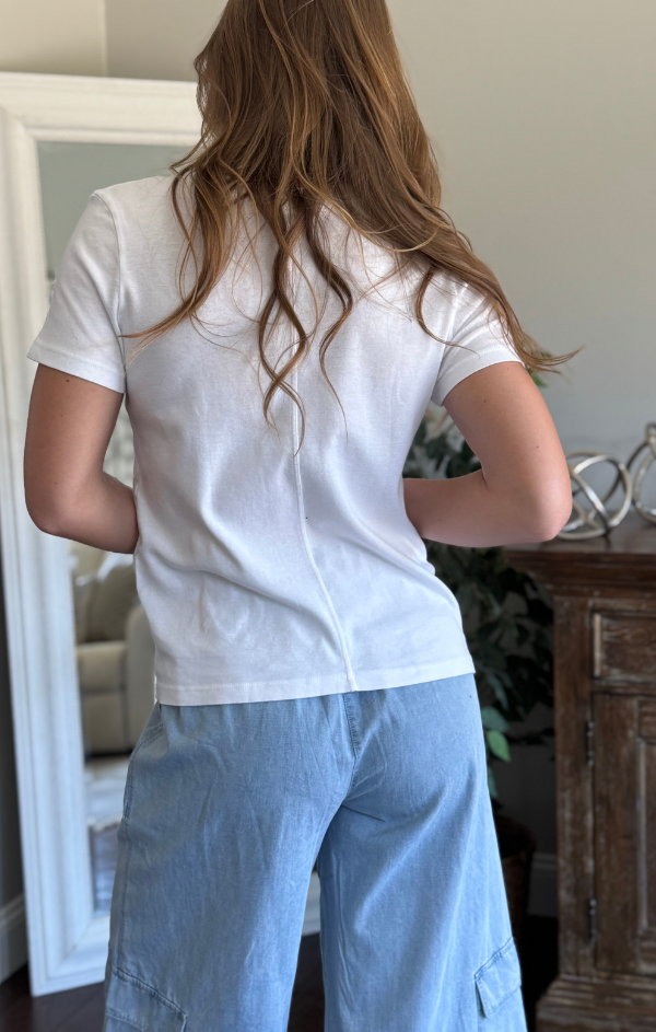 Dylan Classic V Neck Tee