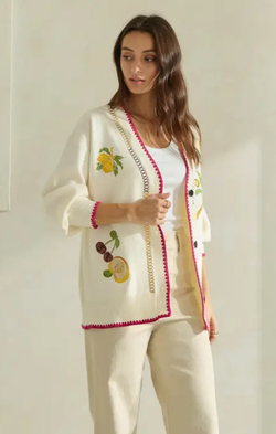 Tropical Fruit Cardigan