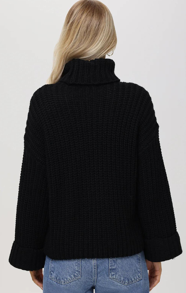 Vida T-Neck Shaker Sweater