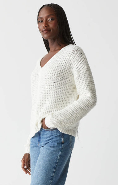 Kelsie V-Neck Sweater – Mint