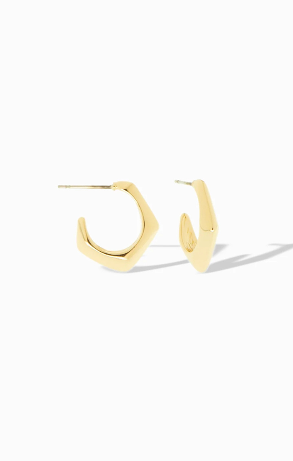 Waterproof Geometric Post Hoop
